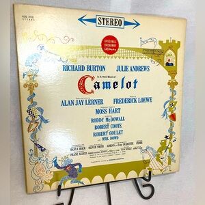 Original Broadway Cast Recording Musical Camelot 1960 Julie Andrews Classic EUC